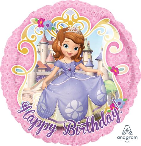 Anagram 17" Sofia the First Birthday Foil Balloon | Buy 5 Or More Save 20% – All American Balloons