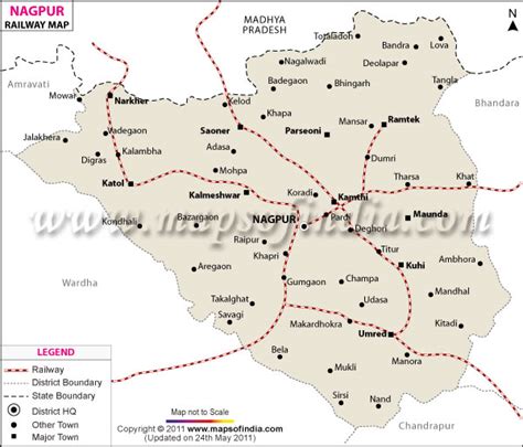 Nagpur Railway Map