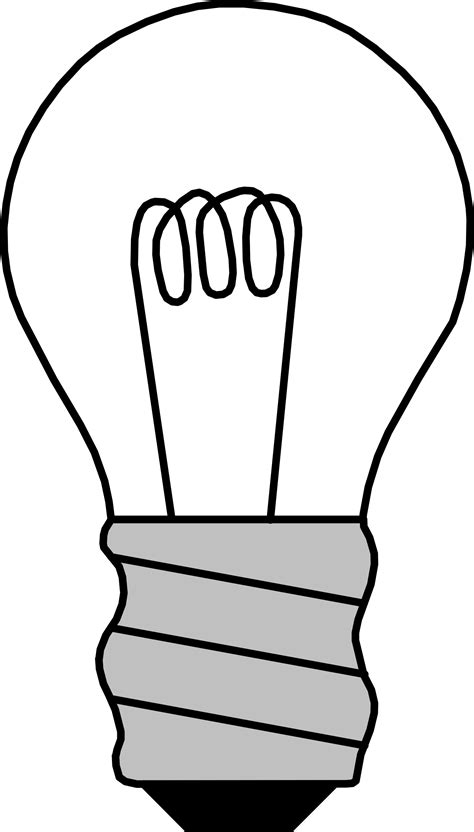 Clipart - Light Bulb Off