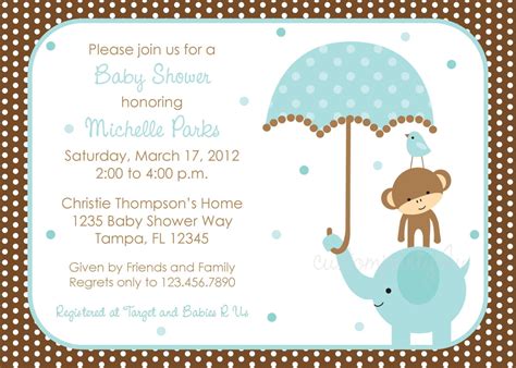 Ideas For Boys Baby Shower Invitations | FREE Printable Baby Shower Invitations Templates