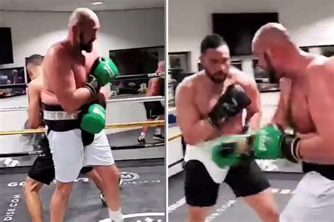 Tyson Fury responds to claims he looks ‘out of shape’ in training video ...