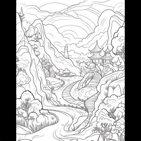 Collection 79 best landscapes coloring pages , free to print and ...