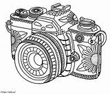 1532138715 Beautiful Camera A4 coloring Page sketch template