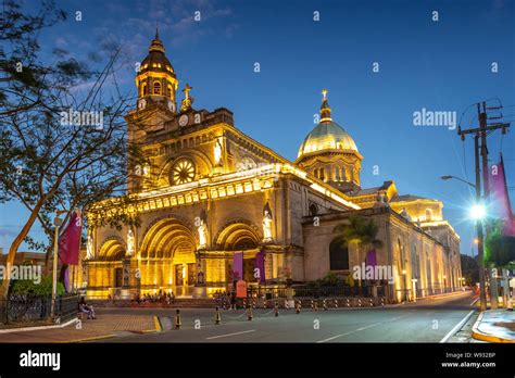 Facade of Manila Cathedral, Manila, Philippines Stock Photo - Alamy