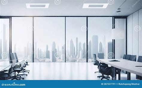 Modern Contemporary Office and Meeting Room Stock Illustration ...