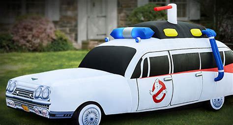 Spirit Halloween Debuts 7-Foot Ghostbusters Ecto-1 Inflatable | All Hallows Geek