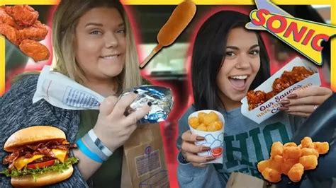 SONIC MUKBANG! Fast Food Cheeseburgers, Corndogs, Tater Tots! ｜ Steph Pappas