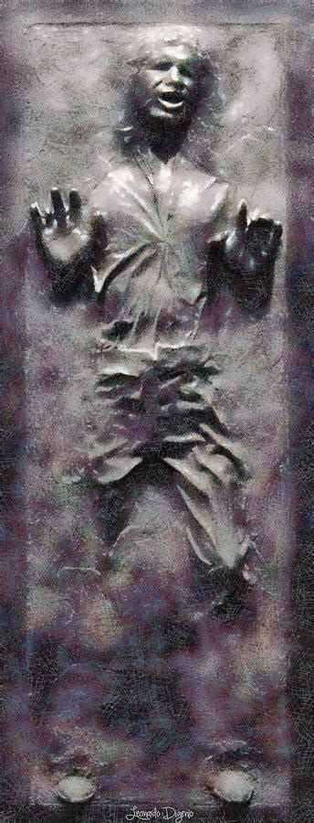 Star Wars Han Solo Frozen In Carbonite - DA Digital Art by Leonardo ...