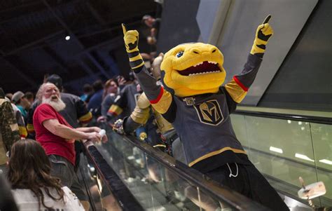 Man inside Golden Knights’ mascot Chance loves his job | Golden Knights ...