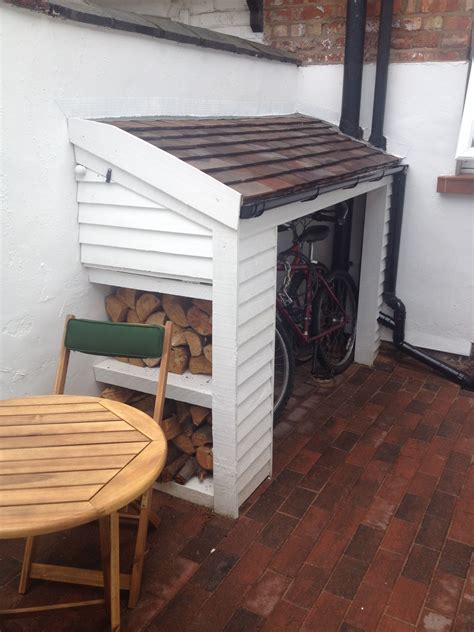 Compact bike shed small garden/yard. The front opens up to a drinks cabinet!! | Garden bike ...