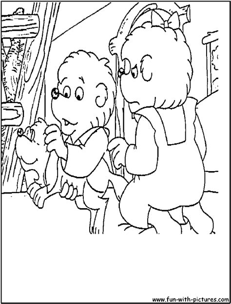 Berenstain Bears Coloring Pages For Kids Coloring Pages