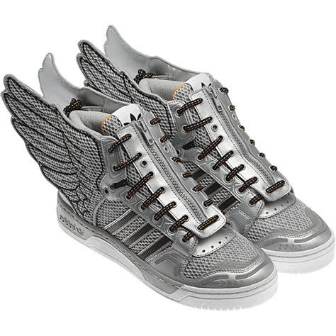 Men's Jeremy Scott Wings 2.0, metallic silver / radiant gold / black ...