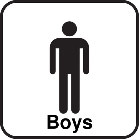 Bathroom Boys Sign Men Clip Art at Clker.com - vector clip art online, royalty free & public domain