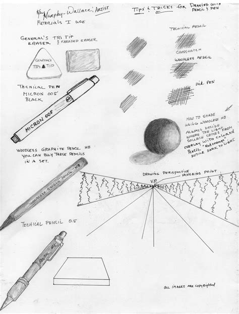 Kay Murphy's Studio Kay Murphy-Wallace:artist: New Drawing tips and Tricks