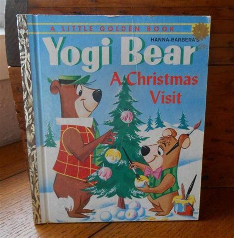 Yogi Bear Little Golden Book A Christmas Visit Free Shipping - Etsy ...