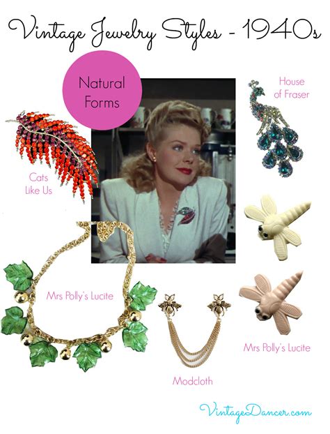 1940s Jewelry Styles and History