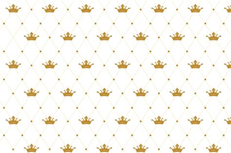 Crown seamless pattern on white Vector 2646092 Vector Art at Vecteezy