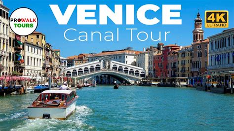 Venice, Italy Canal Tour - Beautiful Scenery - YouTube