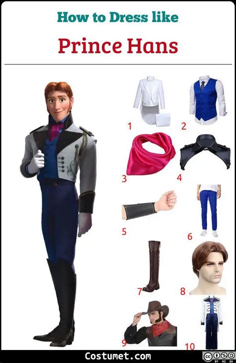 Prince Hans (Frozen) Costume for Cosplay & Halloween