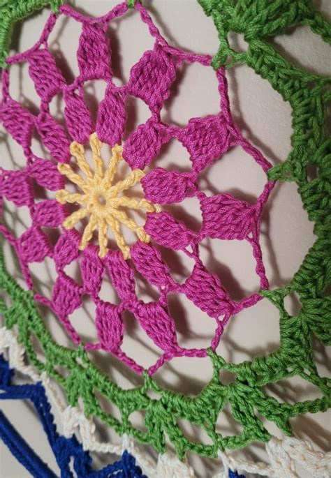 mandala-wall-art-on-wall-edited - Celtic Knot Crochet