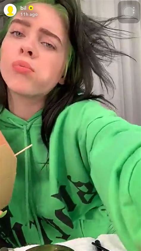 Billie Posted This On Her Snapchat I Have Watched It So Many