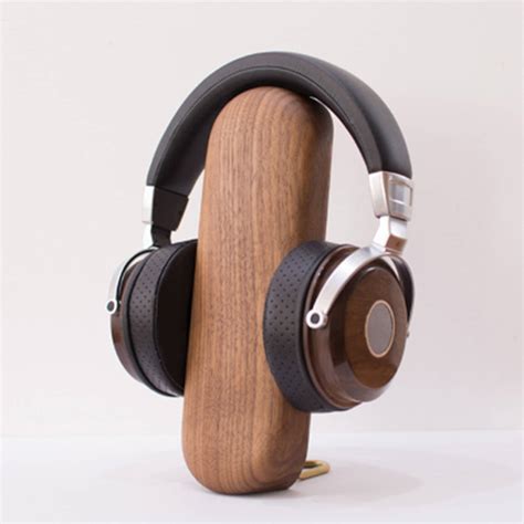 Wooden Headphone Stand Walnut - Etsy