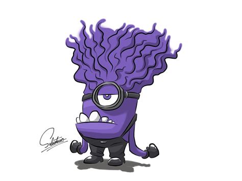 Purple Minion Drawing at GetDrawings | Free download