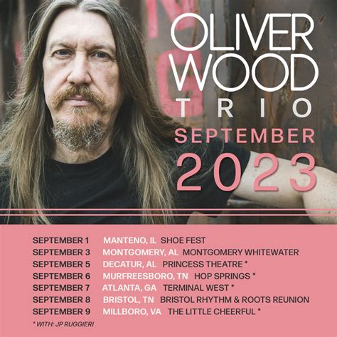 Oliver Wood Trio Announces September Tour Dates | Grateful Web