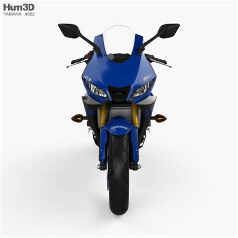 Yamaha YZF-R3 2019 3D model - Vehicles on Hum3D