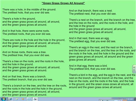 The Green Grass Grows All Around - YouTube