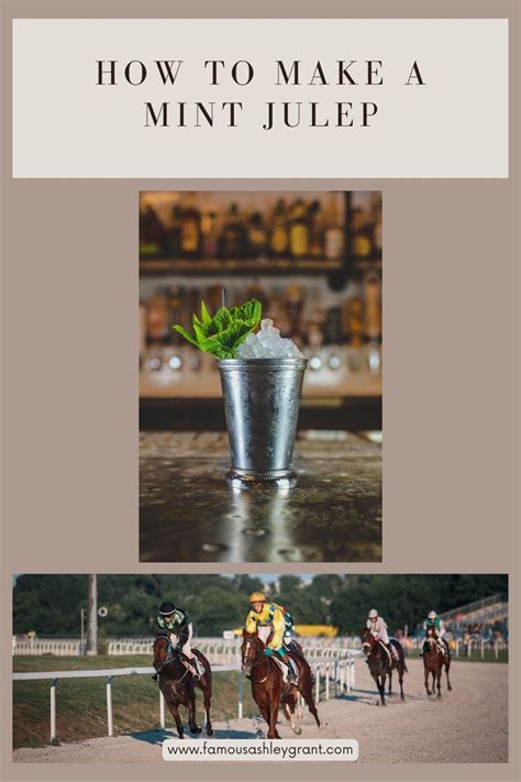 The Kentucky Derby Mint Julep Recipe | Famous Ashley Grant