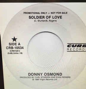 Donny Osmond – Soldier Of Love (1988, Vinyl) - Discogs