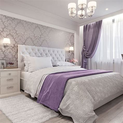 Cozy white and purple bedroom decor | Simple bedroom, Luxurious ...