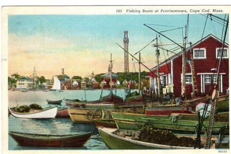 Vintage postcard of Providence Bay, MA | East coast beaches, Provincetown, Cape cod towns