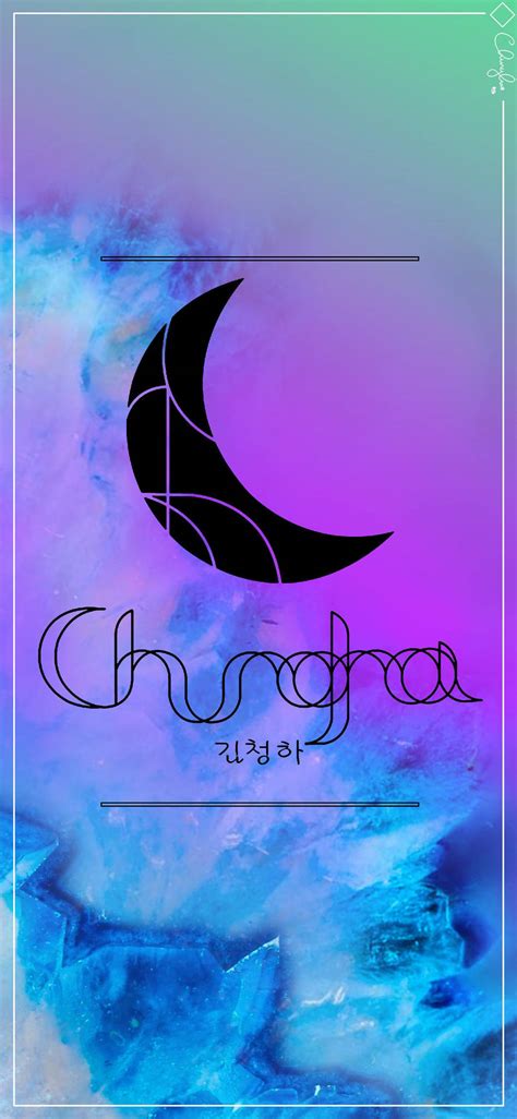Download Chungha Moon Logo Wallpaper | Wallpapers.com