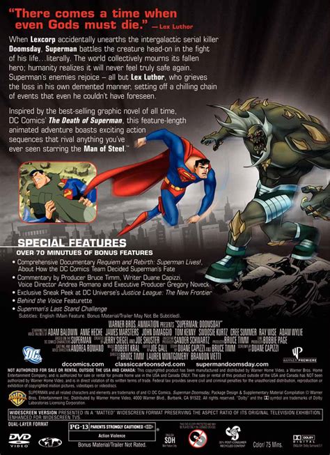 TVPast Forums | Superman/Doomsday, the Animated Movie.