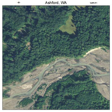 Aerial Photography Map of Ashford, WA Washington