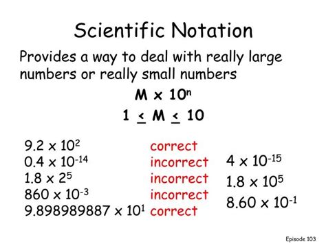 PPT - Scientific Notation PowerPoint Presentation, free download - ID:3237954