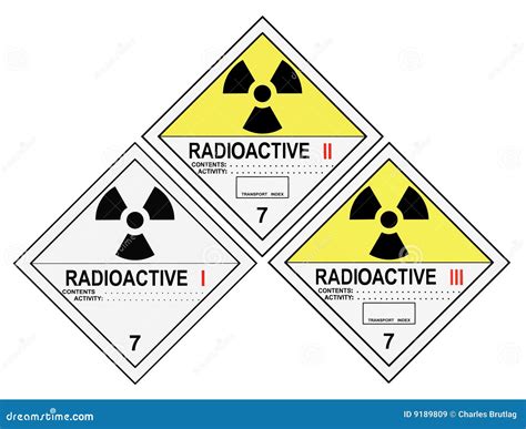 Radioactive Warning Sign Cartoon Vector | CartoonDealer.com #46043601