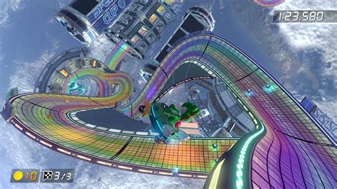 Rainbow Road [200cc] - 1:32.173 - Technical (Mario Kart 8 Deluxe World ...