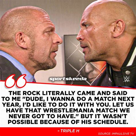 The Rock Vs Triple H