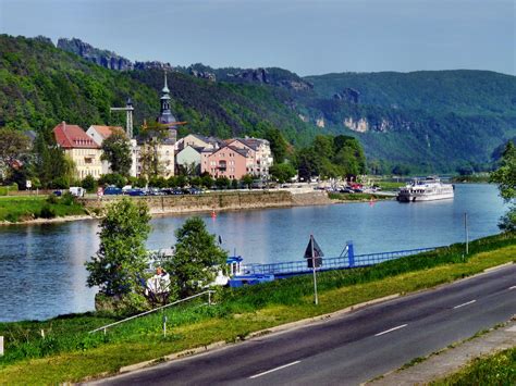 Landscape of Bad Schandau, Germany free image download