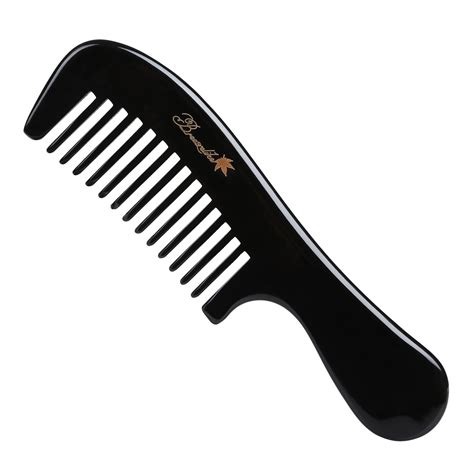 Amazon.com : Hair Comb - Breezelike Wide Tooth Comb for Detangling - No Static Natural Black ...