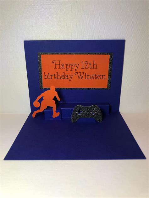 Sports Birthday Pop-Up Cards | Etsy