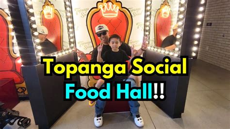 Westfield Mall Topanga Social Food Hall!! San Fernando Valley- LA- Canoga Park- Newest and ...