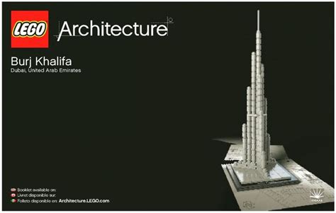 Architecture - Burj Khalifa [Lego 21008] | Lego architecture set, Burj khalifa, Architecture