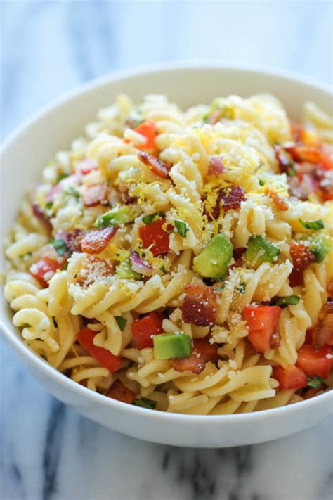 Bacon Avocado Pasta - Damn Delicious