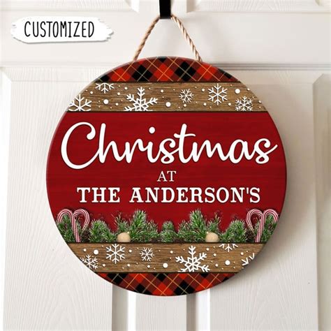 Christmas Door Signs - Etsy