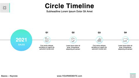 2023 Timeline PowerPoint Template - Just Free Slide