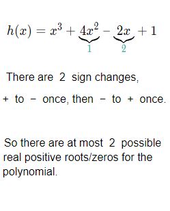 Descartes Rule of Signs Examples - LearnerMath.com